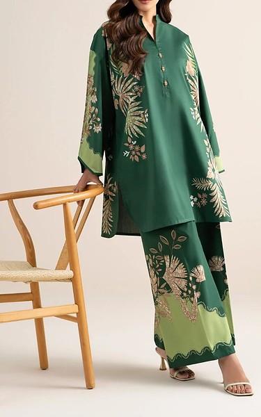 Sapphire Green Lawn Suit (2 Pcs) | Pakistani Lawn Dress in USA- Image 1