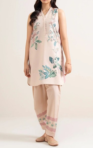 Sapphire Pale Pink Lawn Suit (2 Pcs) | Pakistani Lawn Dress in USA- Image 1