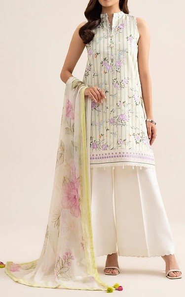 Sapphire Off White Lawn Suit | Pakistani Lawn Dress in USA- Image 1