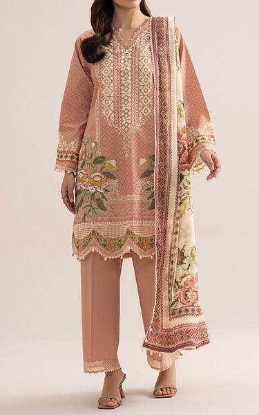 Sapphire Oriental Pink Cotton Suit | Pakistani Lawn Dress in USA- Image 1