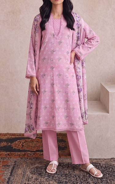Kayseria Pink Lawn Suit | Pakistani Lawn Dress in USA- Image 2