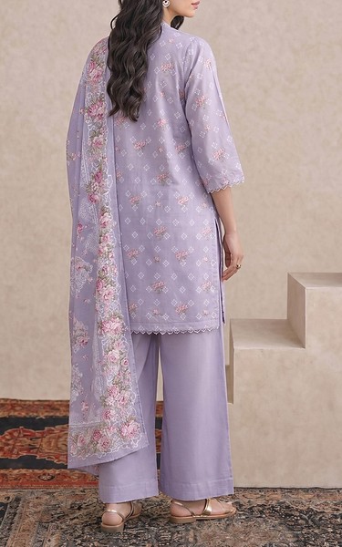 Kayseria Lavender Lawn Suit | Pakistani Lawn Dress in USA- Image 2