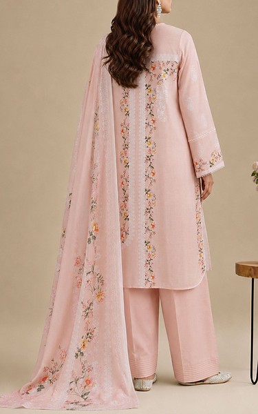 Kayseria Peach Lawn Suit | Pakistani Lawn Dress in USA- Image 2