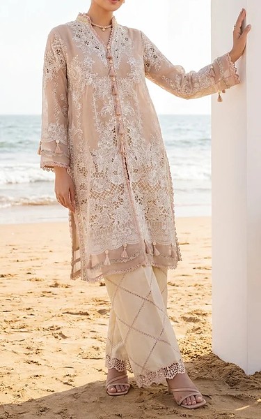 Threads and Motifs Ivory Cotton Suit | Pakistani Lawn Dress in USA- Image 2