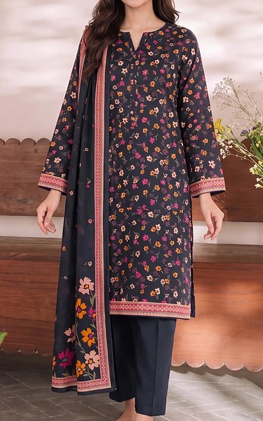 VS Textile Black Cambric Suit | Pakistani Lawn Dress in USA- Image 1