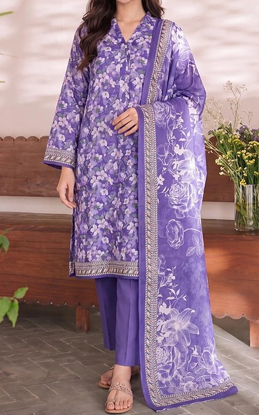 VS Textile Twilight/Off White Cambric Suit | Pakistani Lawn Dress in USA- Image 1
