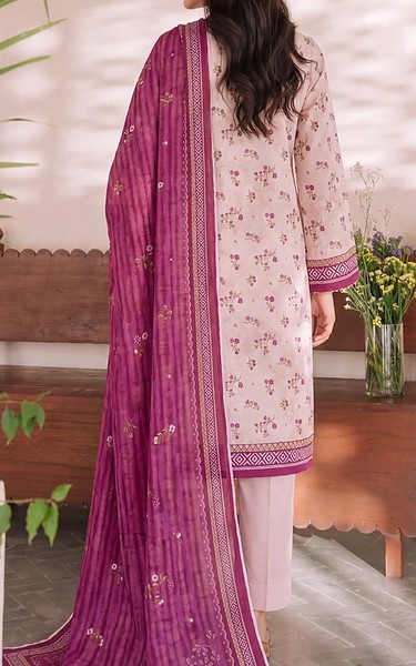 VS Textile Pink Flare Cambric Suit | Pakistani Lawn Dress in USA- Image 2