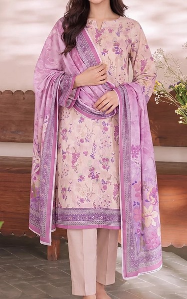 VS Textile Oyster Pink Cambric Suit | Pakistani Lawn Dress in USA- Image 1