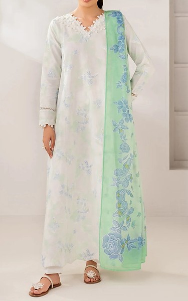 Xenia Off White Lawn Suit | Pakistani Lawn Dress in USA- Image 1