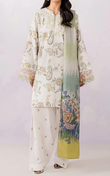 Xenia Off White Lawn Suit | Pakistani Lawn Dress in USA- Image 1