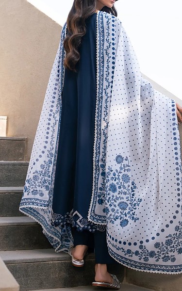 Xenia Blue Zodiac Lawn Suit | Pakistani Lawn Dress in USA- Image 2