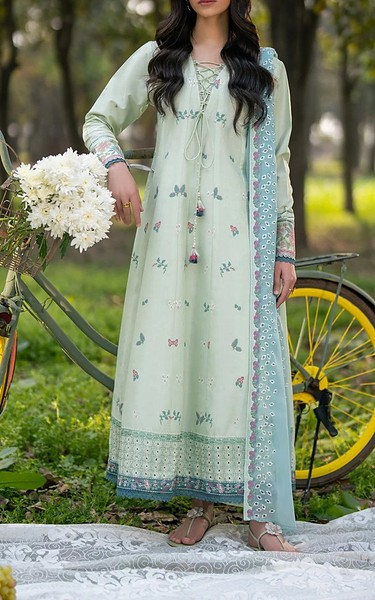 Xenia Sea Mist Lawn Suit | Pakistani Lawn Dress in USA- Image 1