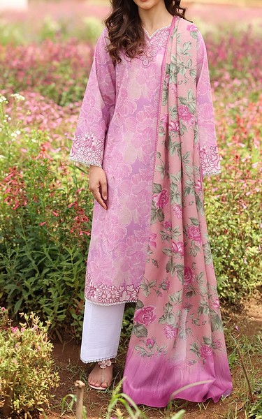 Xenia Pink Pearl Lawn Suit | Pakistani Lawn Dress in USA- Image 1