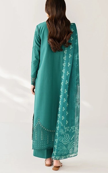 Xenia Teal Lawn Suit | Pakistani Lawn Dress in USA- Image 2
