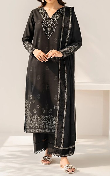 Xenia Black Lawn Suit | Pakistani Lawn Dress in USA- Image 1