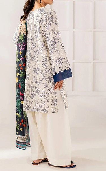 Xenia Off White Lawn Suit | Pakistani Lawn Dress in USA- Image 2