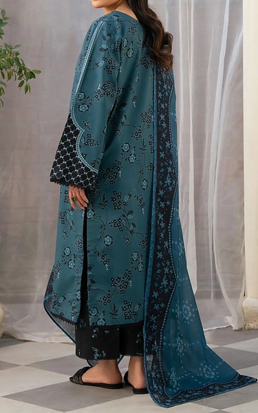 Xenia Teal Lawn Suit | Pakistani Lawn Dress in USA- Image 2