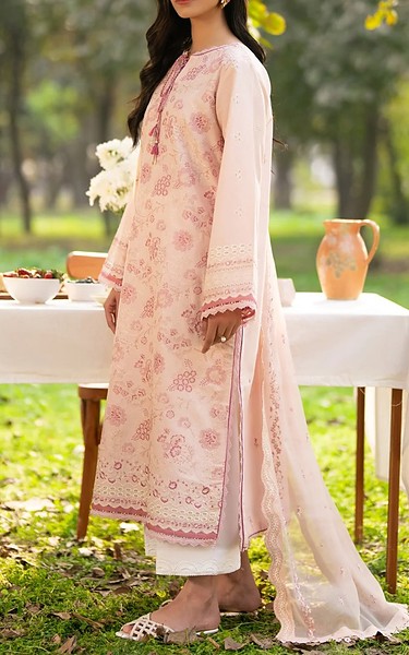 Xenia Pale Pink Lawn Suit | Pakistani Lawn Dress in USA- Image 2