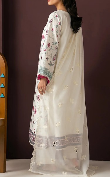 Xenia Off White Lawn Suit | Pakistani Lawn Dress in USA- Image 2