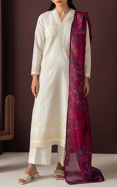 Xenia White Lawn Suit | Pakistani Lawn Dress in USA- Image 1