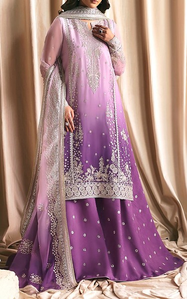 Zarif Yellow Chiffon Suit | Pakistani Embroidered Chiffon Dresses USA- Image 1
