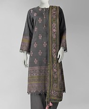 Dark Grey Jacquard Suit