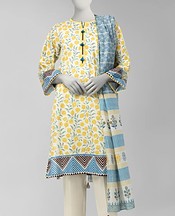 Yellow/White Cambric Suit