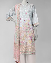 Sky Blue Cambric Suit