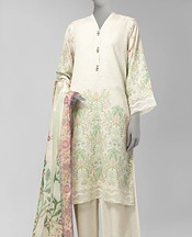 Ivory Cotton Suit