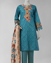 Teal Cambric Suit