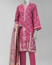 Solid Pink Cambric Suit