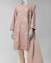 Tea Pink Dobby Suit