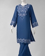 Blue Cambric Suit (2Pcs)
