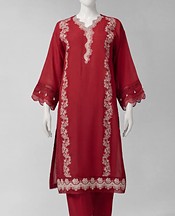 Red Cambric Suit (2Pcs)