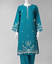 Teal Cambric Suit (2Pcs)