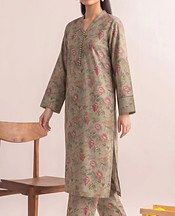 Adans Libas Beige Lawn Suit (2 Pcs)- Pakistani Lawn Dress