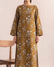 Adans Libas Camel Lawn Suit (2 Pcs)- Pakistani Designer Lawn Suits