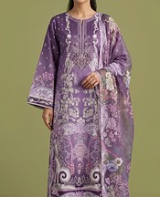 Purple Lawn Suit