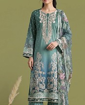 Summer Green Lawn Suit