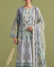 Cadet Blue Lawn Suit