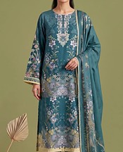 Sea Green Lawn Suit