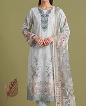 Sky Blue Lawn Suit
