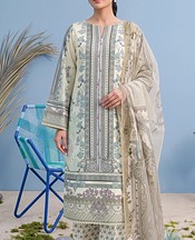 Adans Libas Off-white Lawn Suit- Pakistani Lawn Dress