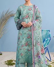 Adans Libas Turquoise Lawn Suit- Pakistani Designer Lawn Suits