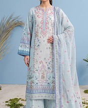 Baby Blue Lawn Suit