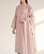 Pink Lawn Suit