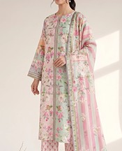 Light Pink Lawn Suit