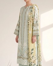 Light Turquoise Lawn Suit
