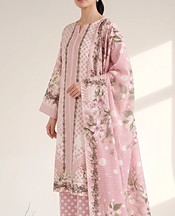 Pink Lawn Suit