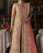 Afrozeh Pink Tissue Suit- Pakistani Designer Chiffon Suit